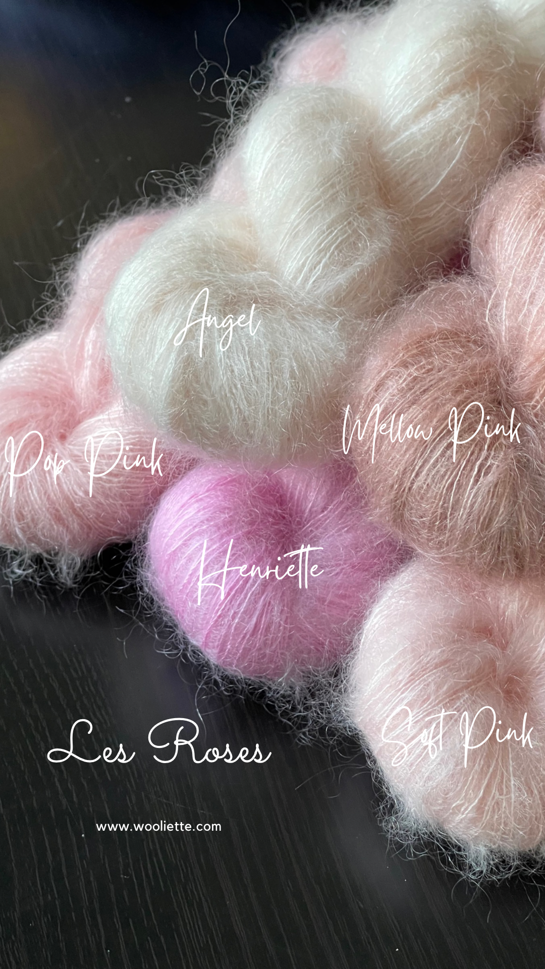 Doucette Kid Mohair & Soie Soft Pink