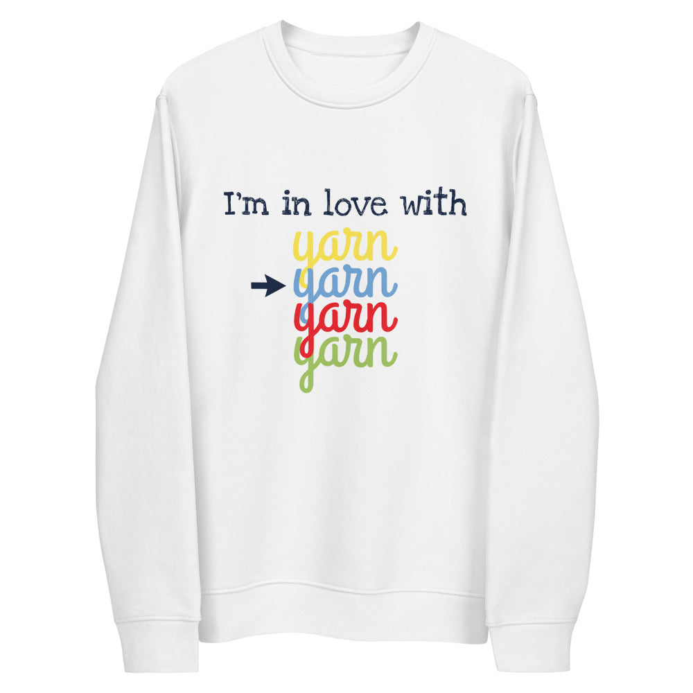 Sweatshirt I am in love with Yarn