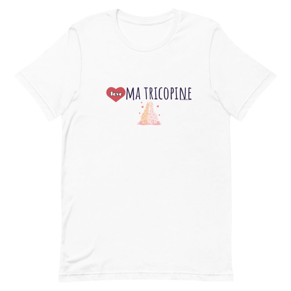 T-shirt Love ma tricopine