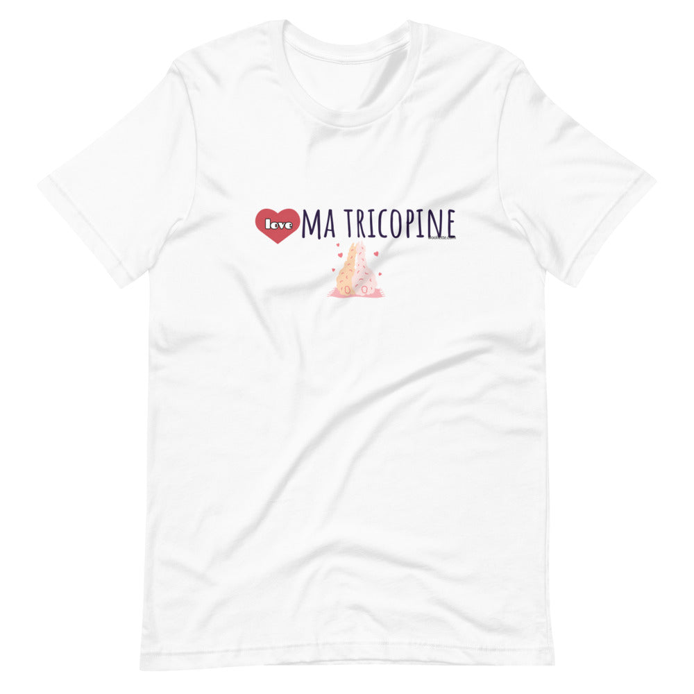 T-shirt Love ma tricopine