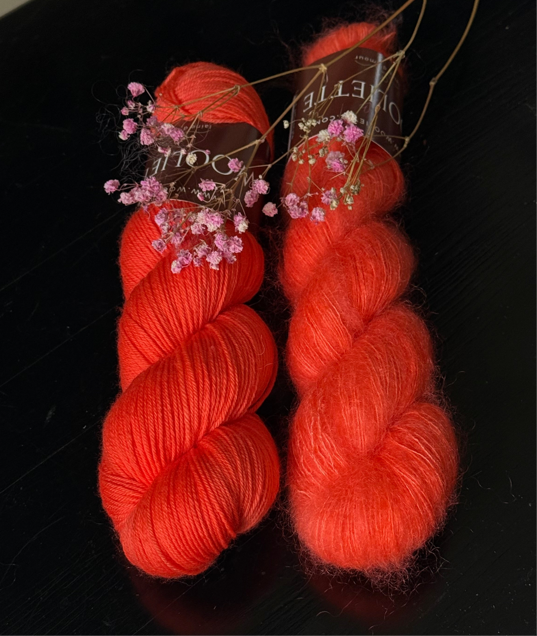 laine tricoter mohair et soie Wooliette coloris Lilou