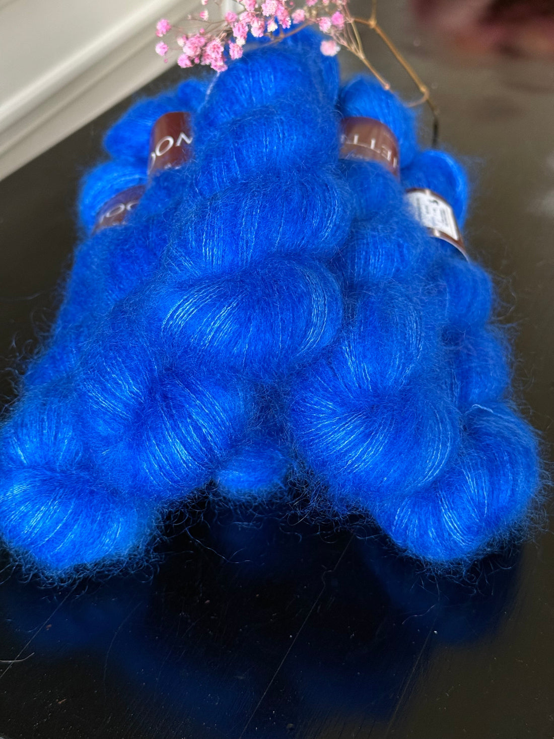 laine artisanale Wooliette mohair et soie coloris Miss K 