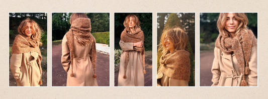 Garance : la capucharpe Wooliette, patron tricot