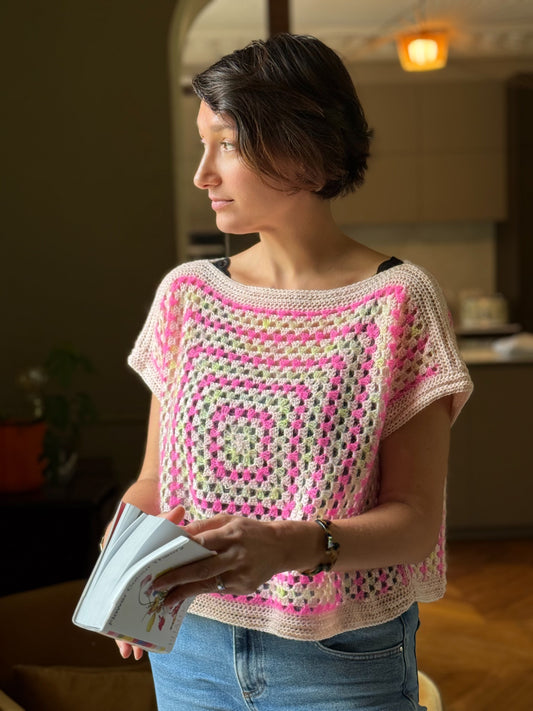 Le Top Bohemia – histoire d’un premier patron au crochet Wooliette
