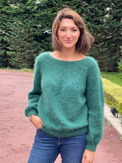Pull Emeralda Patron tricot PDF Français