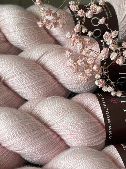 Silky Lace Merino & Soie Soft Pink