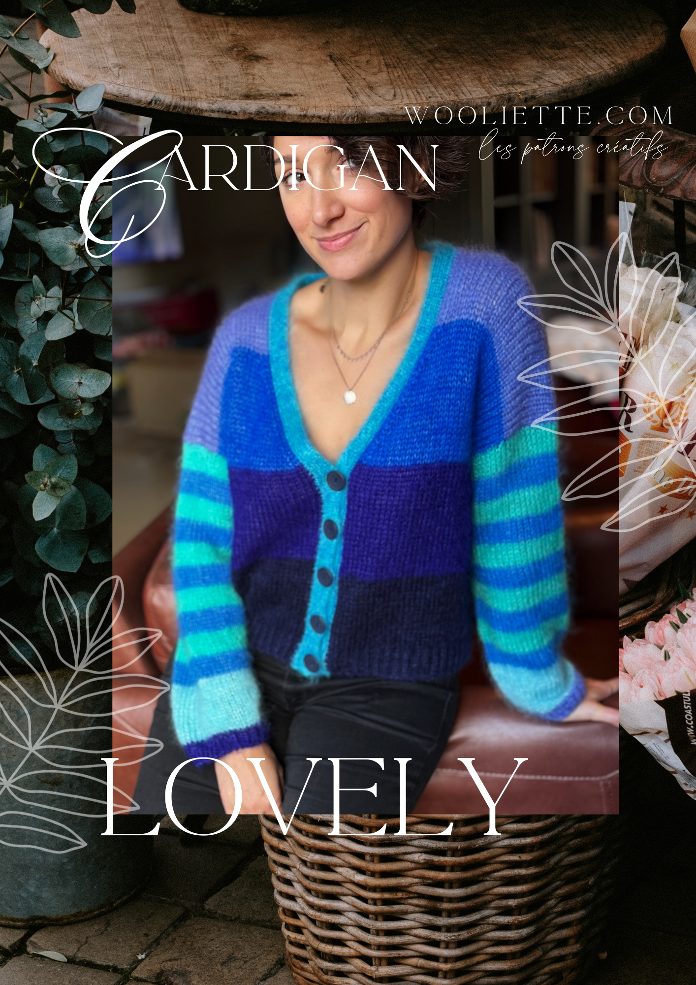 Cardigan LOVELY Knitting pattern PDF ENGLISH