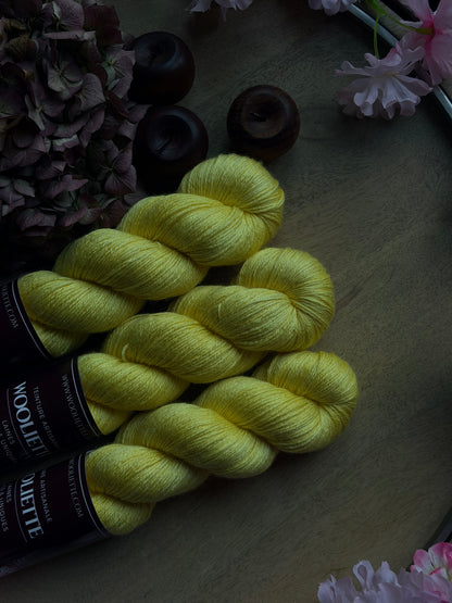 Ornella Fingering Mango Lassi – Fil BFL Soie | Wooliette