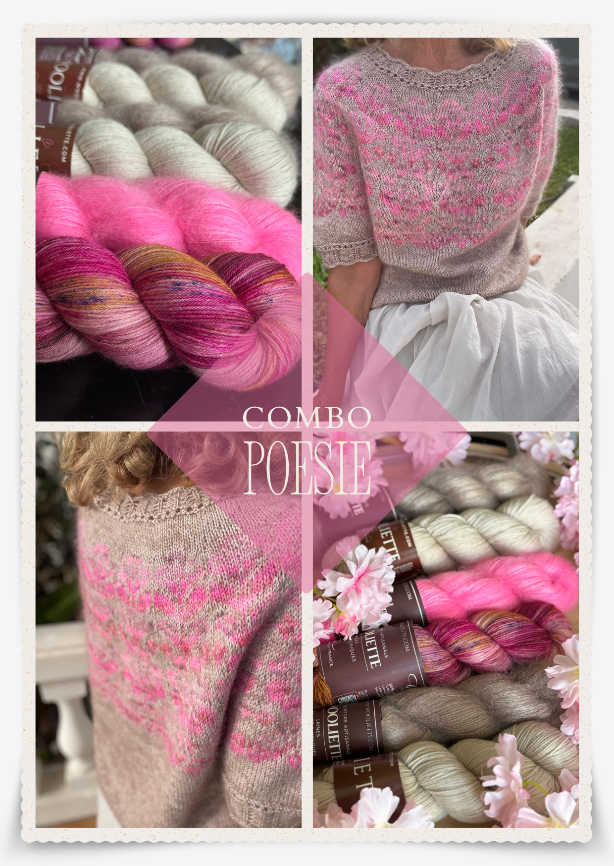 Combo laine – Pull Alpine Bloom