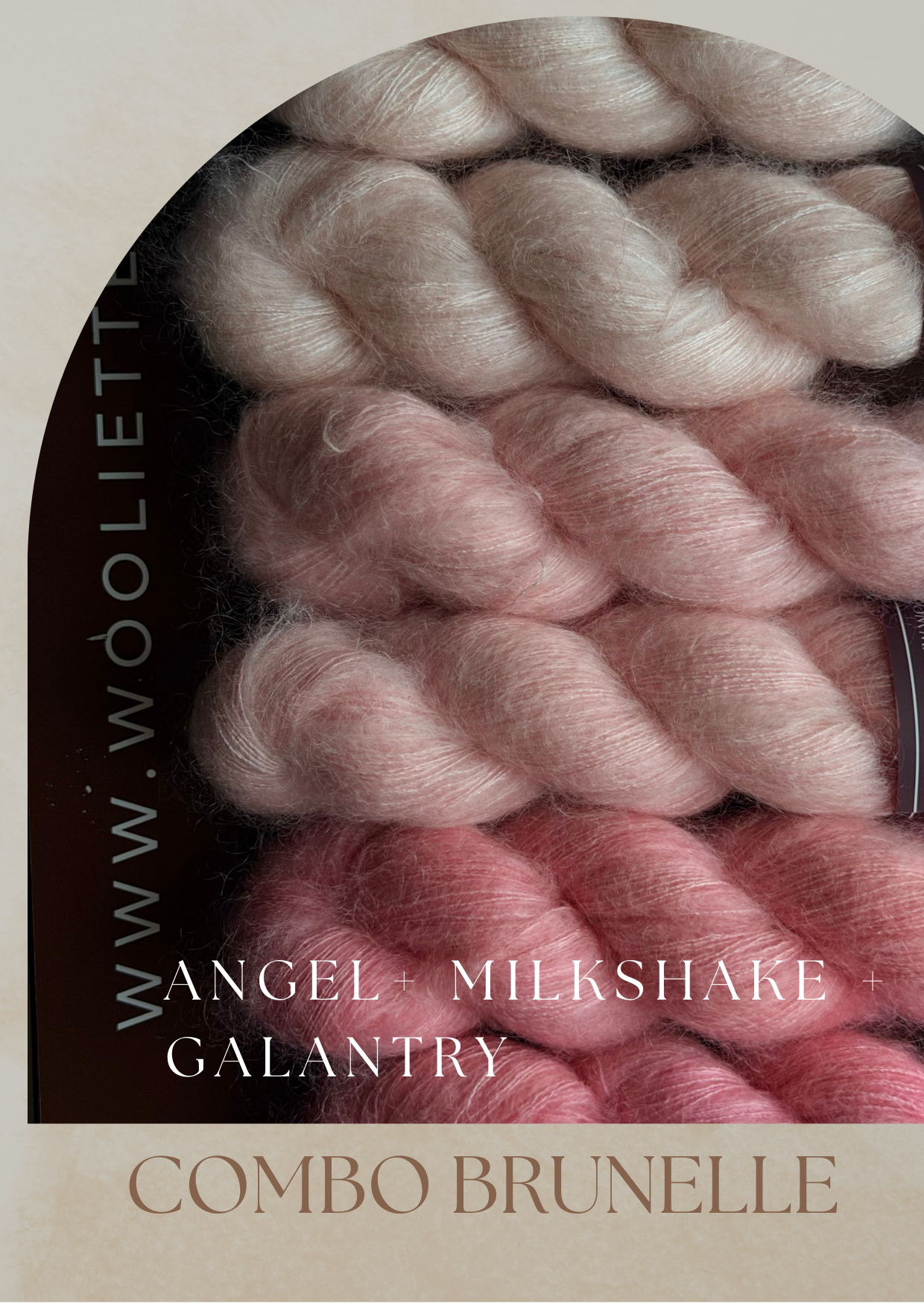 Combo Laine Pull Brunelle + Patron PDF Offert - Mohair Soie - Wooliette