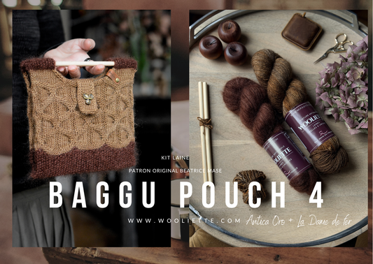 Kit laine et accessoires BAGGU Pouch N°4 par Béatrice Mase