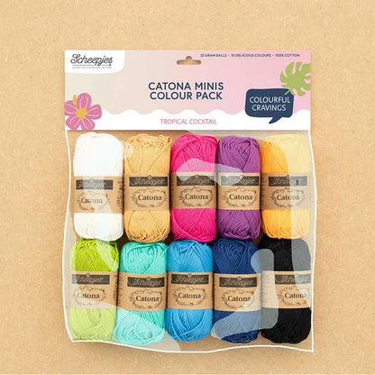 Scheepjes Tropical Cocktail  – Pack 10 Couleurs Coton Mercerisé | Wooliette