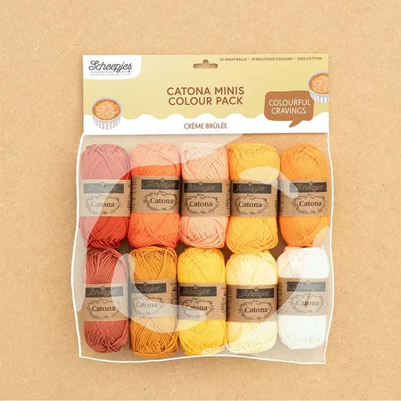 Scheepjes Crème Brulée – Pack 10 Couleurs Coton Mercerisé | Wooliette