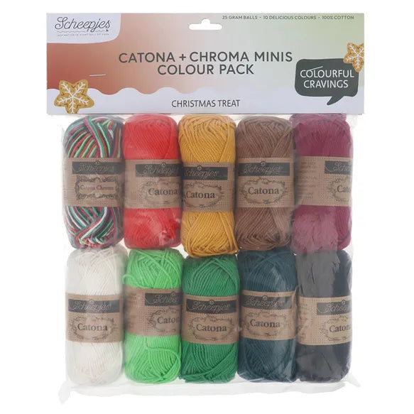 Scheepjes Christmas Treat – Pack 10 Couleurs Coton Mercerisé | Wooliette