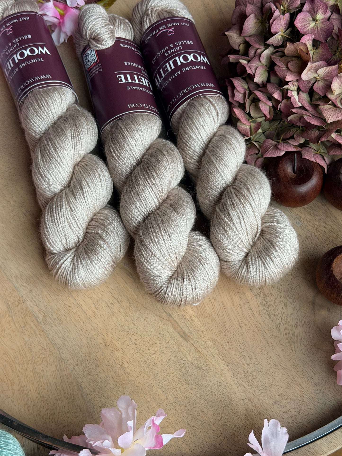 Ornella Fingering Marron glacé– Fil BFL Soie | Wooliette