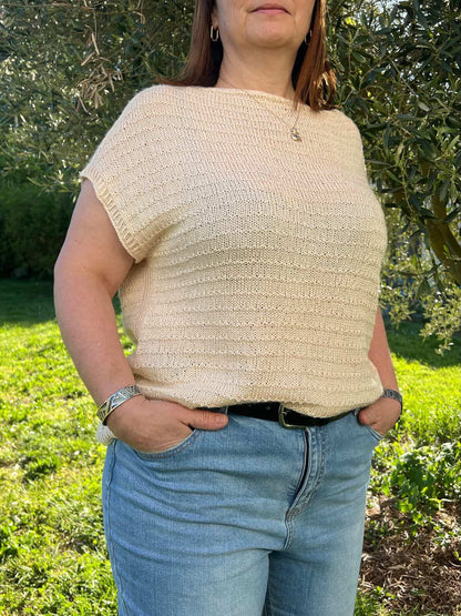PDF Knitting Pattern – Bretania Top (ENG)