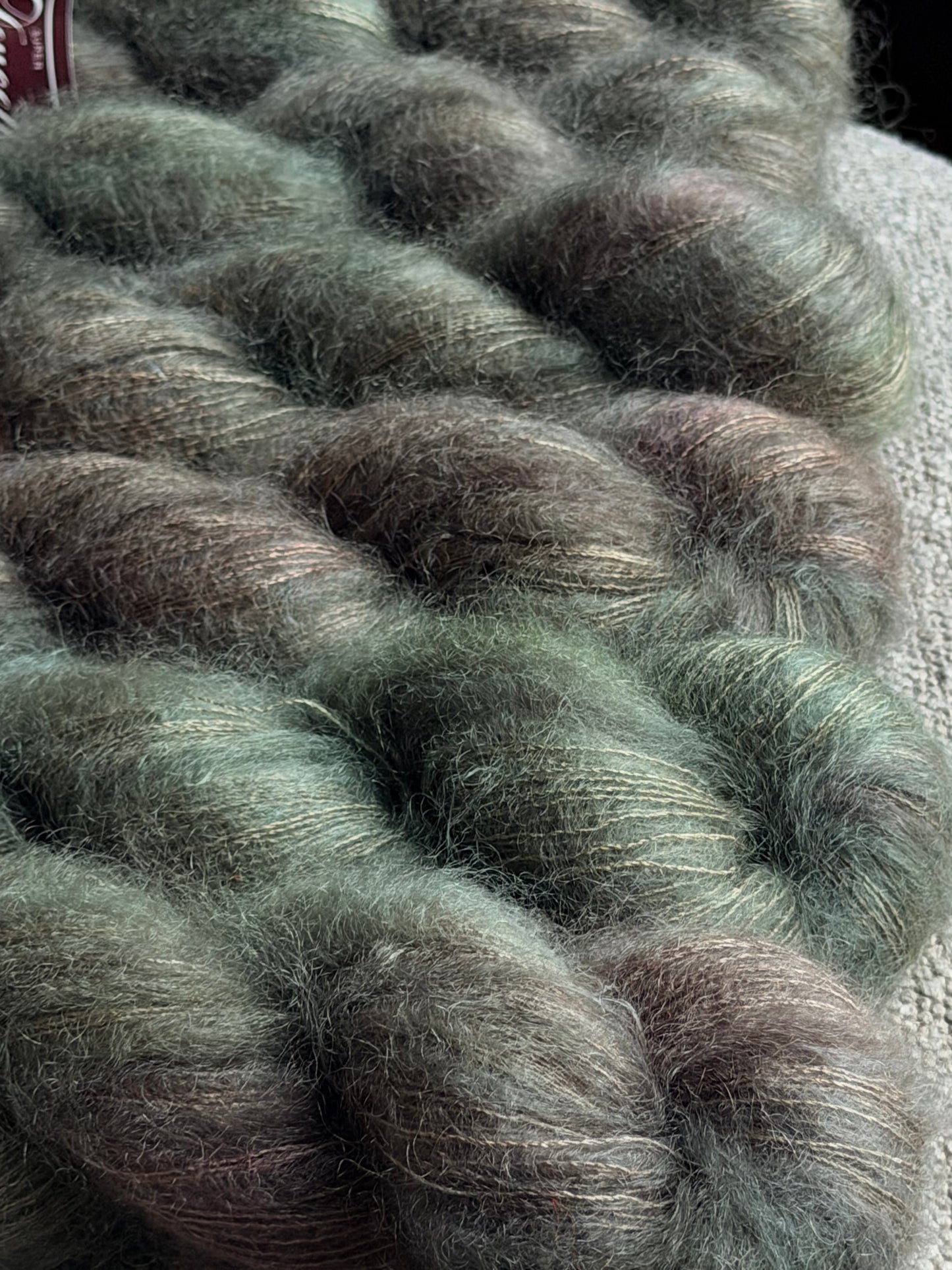 Doucette Kid Mohair & Soie Pierre de lune