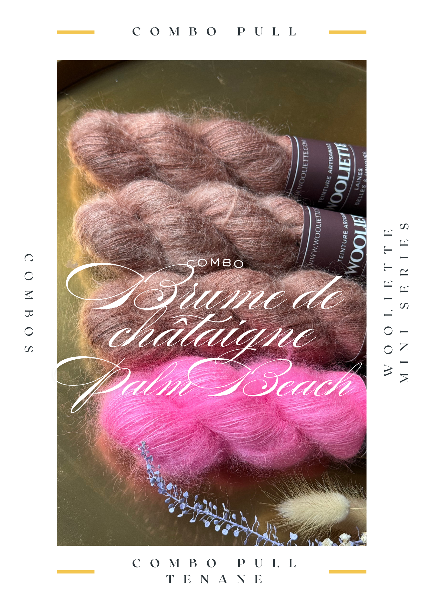 Combo laine Pull Tenane de Caidree