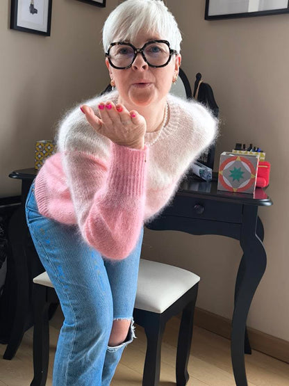 Patron Tricot Pull Brunelle Français PDF