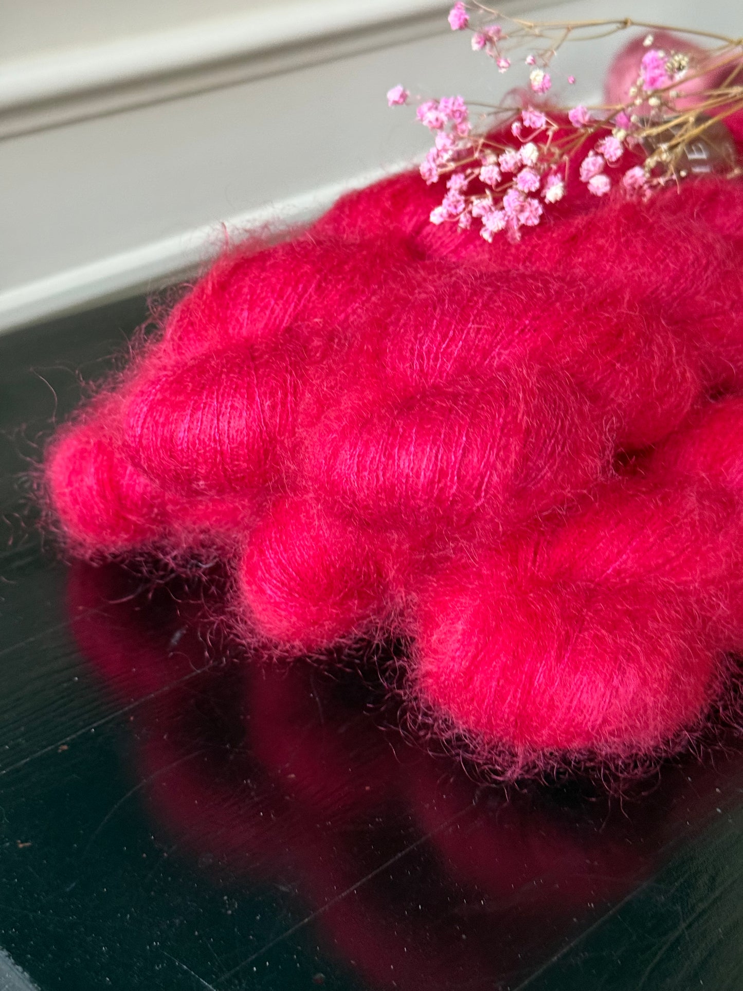 Doucette Kid Mohair & Soie Berry Blum