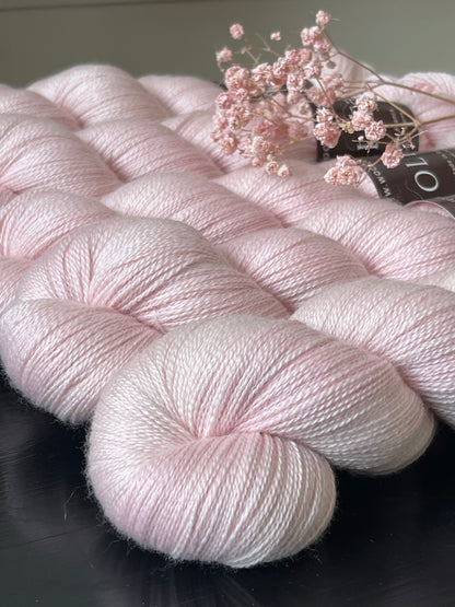 Silky Lace Merino & Soie Soft Pink