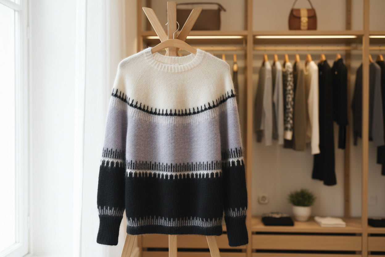 Patron Tricot Pull Brunelle Français PDF