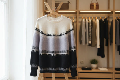 Patron Tricot Pull Brunelle Français PDF