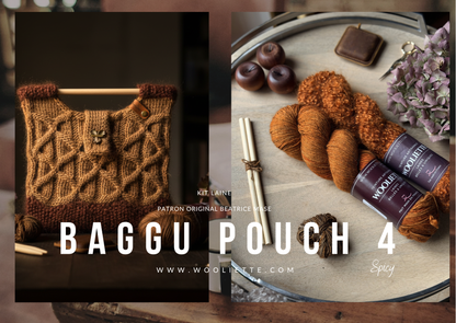 Kit laine et accessoires BAGGU Pouch N°4 par Béatrice Mase