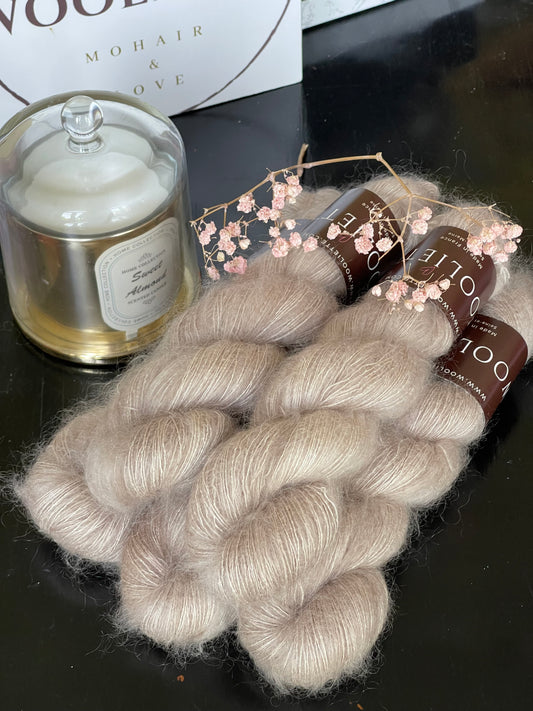 Doucette Kid Mohair & Soie Café Latte