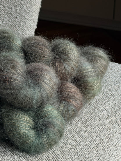 Doucette Kid Mohair & Soie Pierre de lune