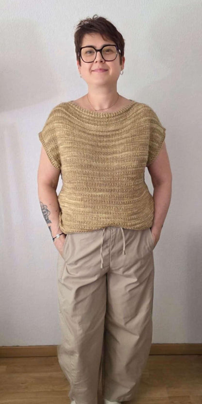 PDF Knitting Pattern – Bretania Top (ENG)