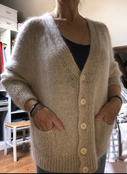 Cardigan Charmant Patron tricot PDF Français