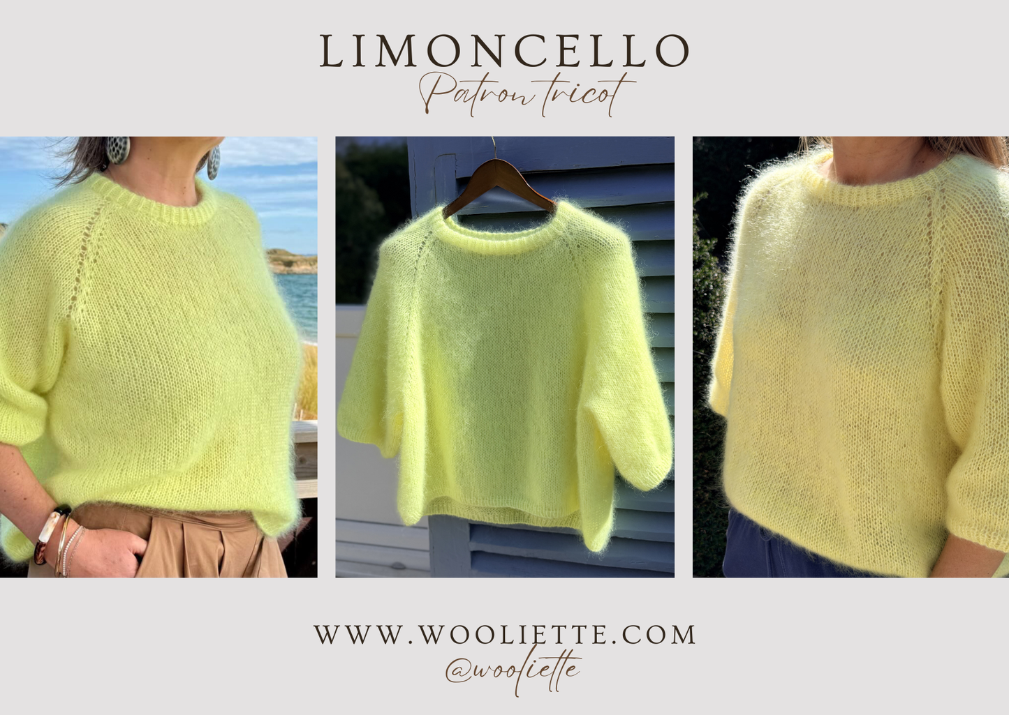 Limoncello  Patron PDF version française