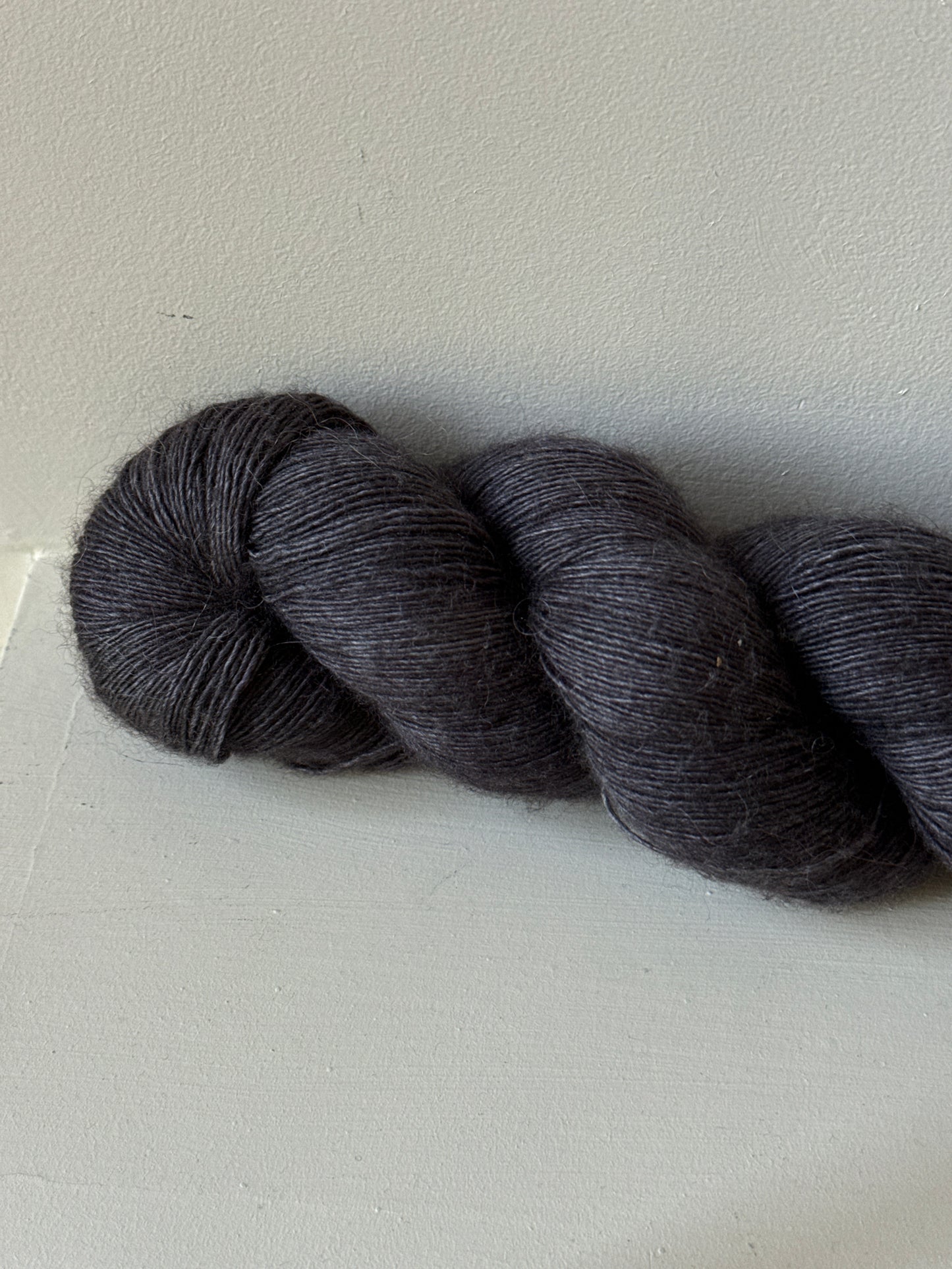 Silky Lace Yak & Soie Single Onyx