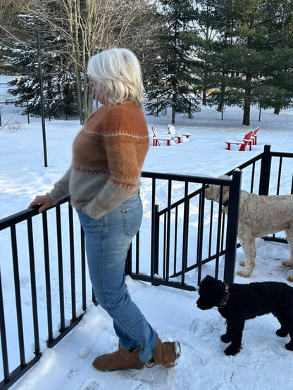 Patron Tricot Pull Brunelle Français PDF