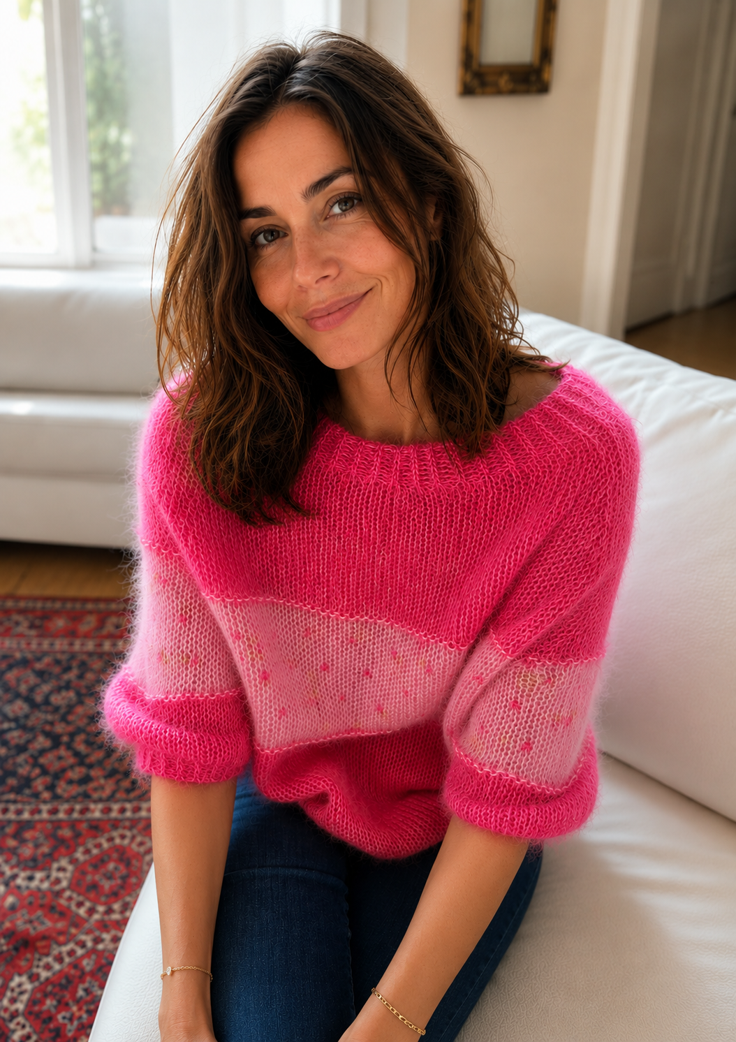 Valeria Sweater Knitting Pattern – PDF English | Wooliette