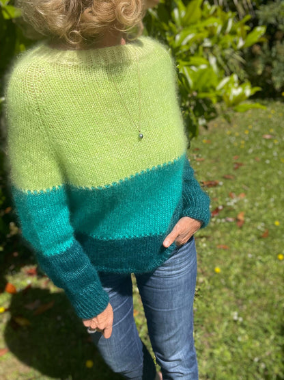 Mojito Sweater Knitting Pattern English PDF