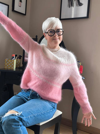 Patron Tricot Pull Brunelle Français PDF