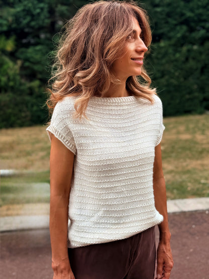 Patron tricot PDF – Top Bretania PDF (FR)