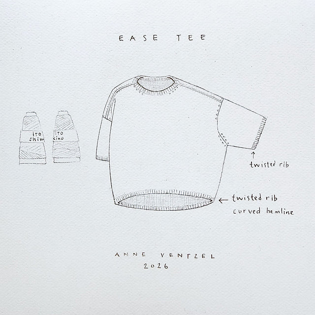 Combo Ease Tee - design Anne Ventzel