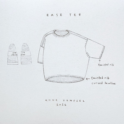 Combo Ease Tee - design Anne Ventzel