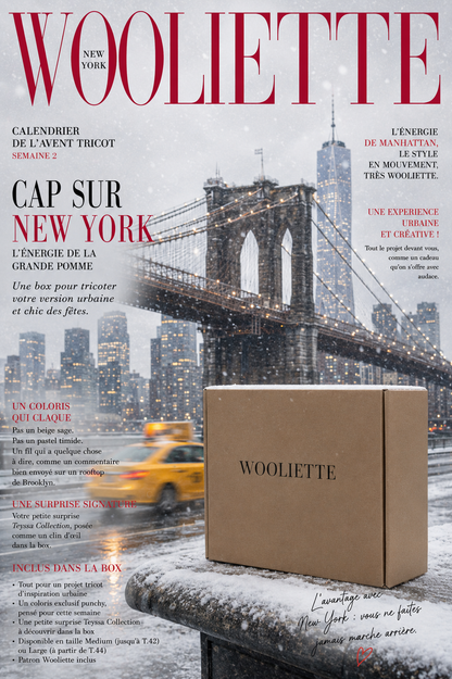 Semaine 3 - New York - Urban Style - Calendrier de l'avent Wooliette