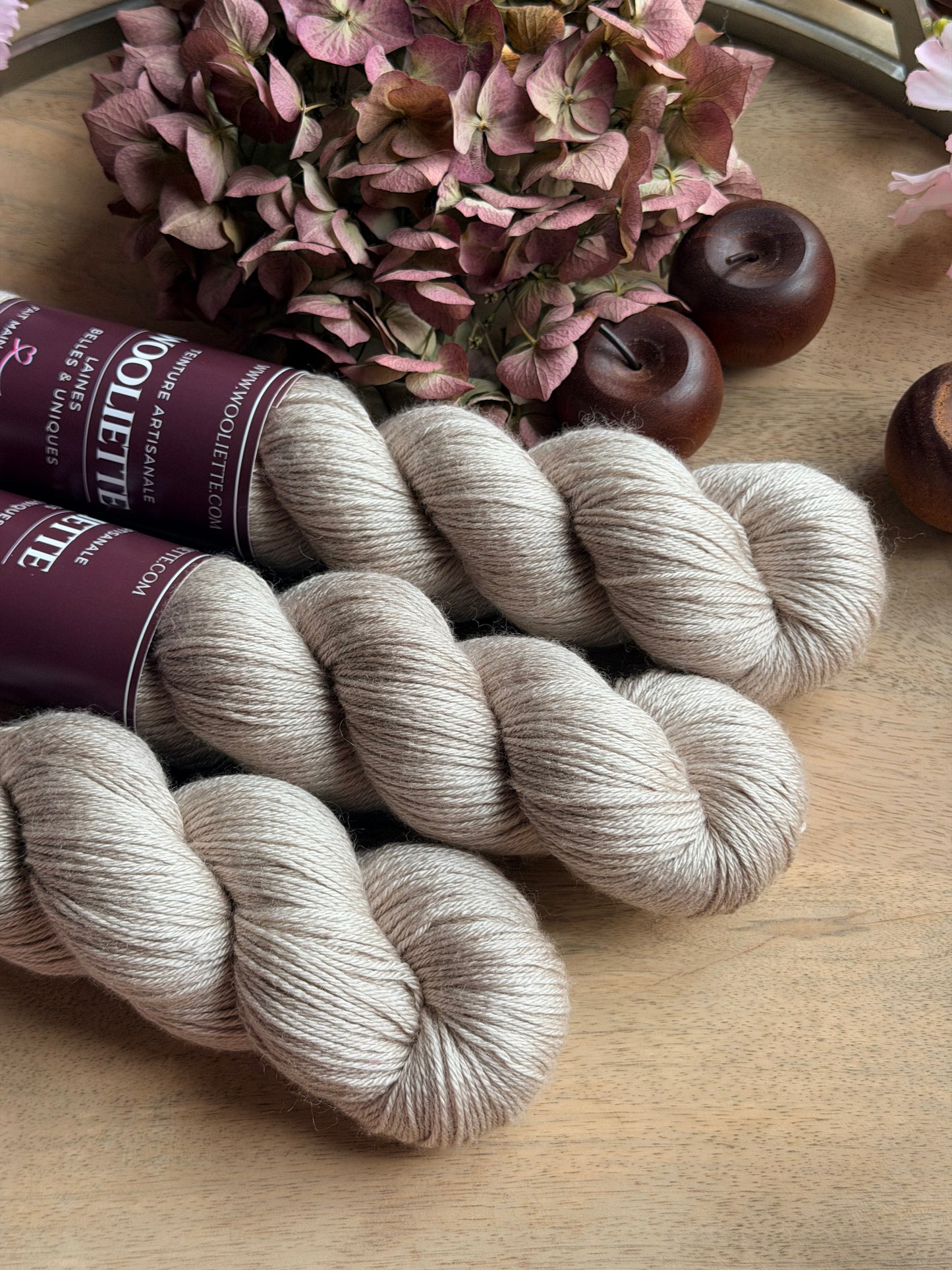 Ornella Fingering Marron glacé– Fil BFL Soie | Wooliette