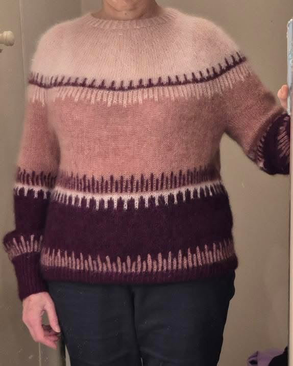 Patron Tricot Pull Brunelle Français PDF