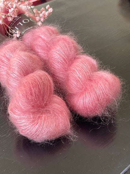 Doucette Kid Mohair & Soie Joly Pink