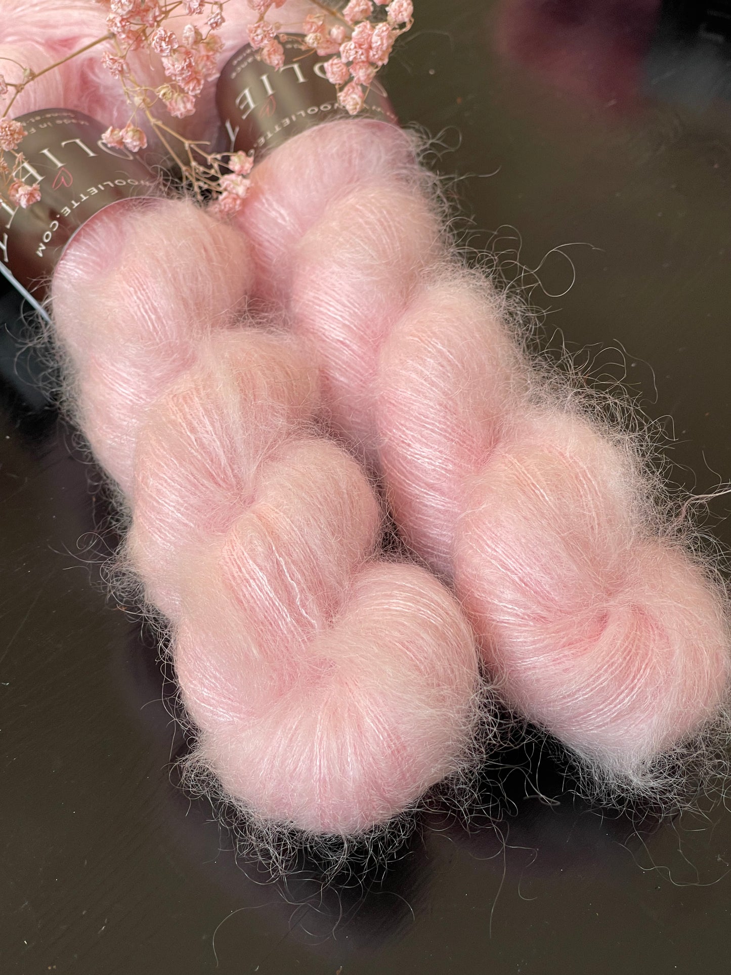 Doucette Kid Mohair & Soie Softest Pink