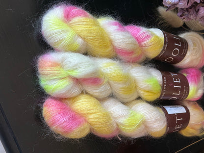Doucette Kid Mohair & Soie Happy Colours Yellow Stone