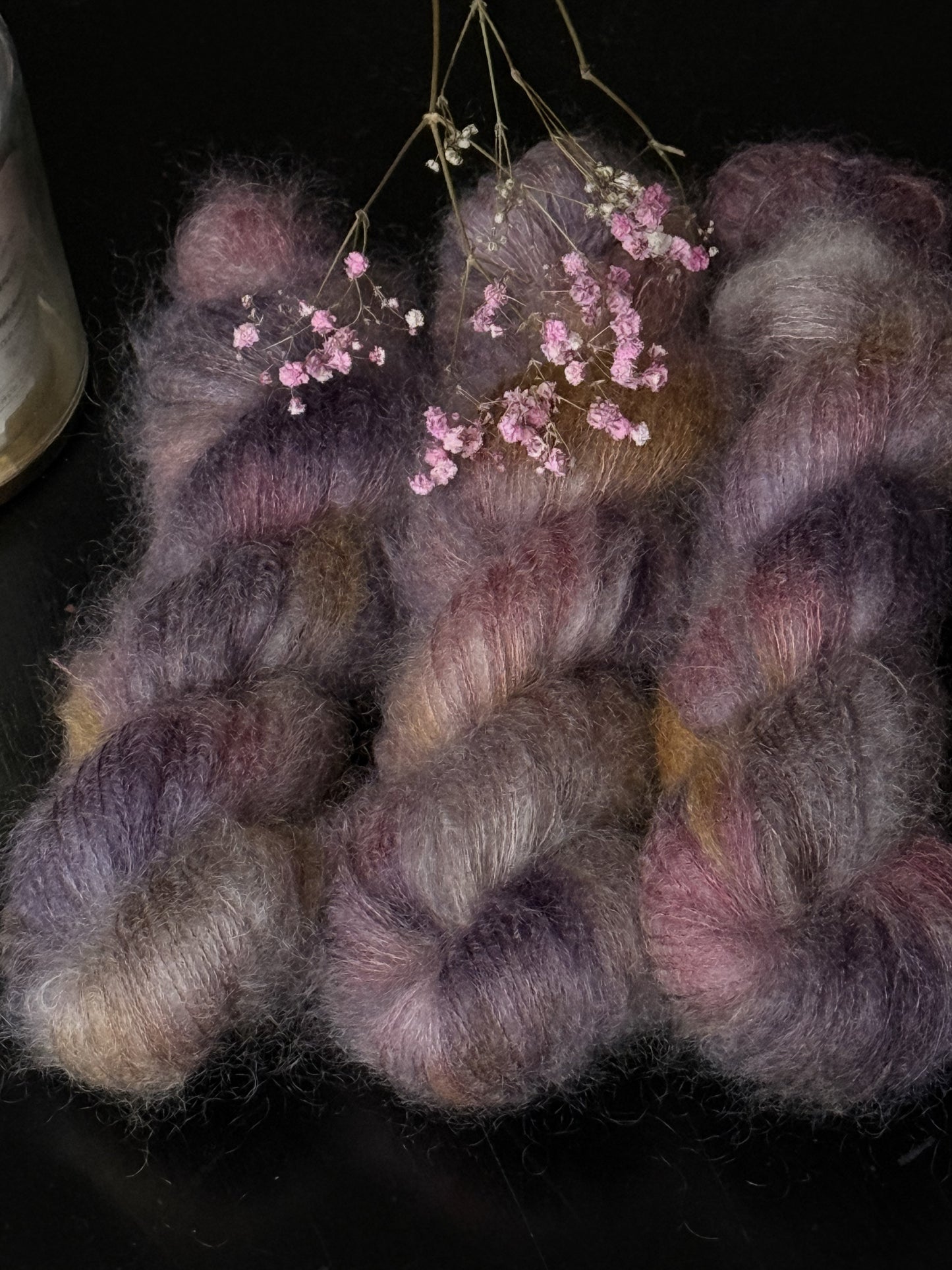 Doucette Kid Mohair & Soie Happy Colours Rosée du Bois