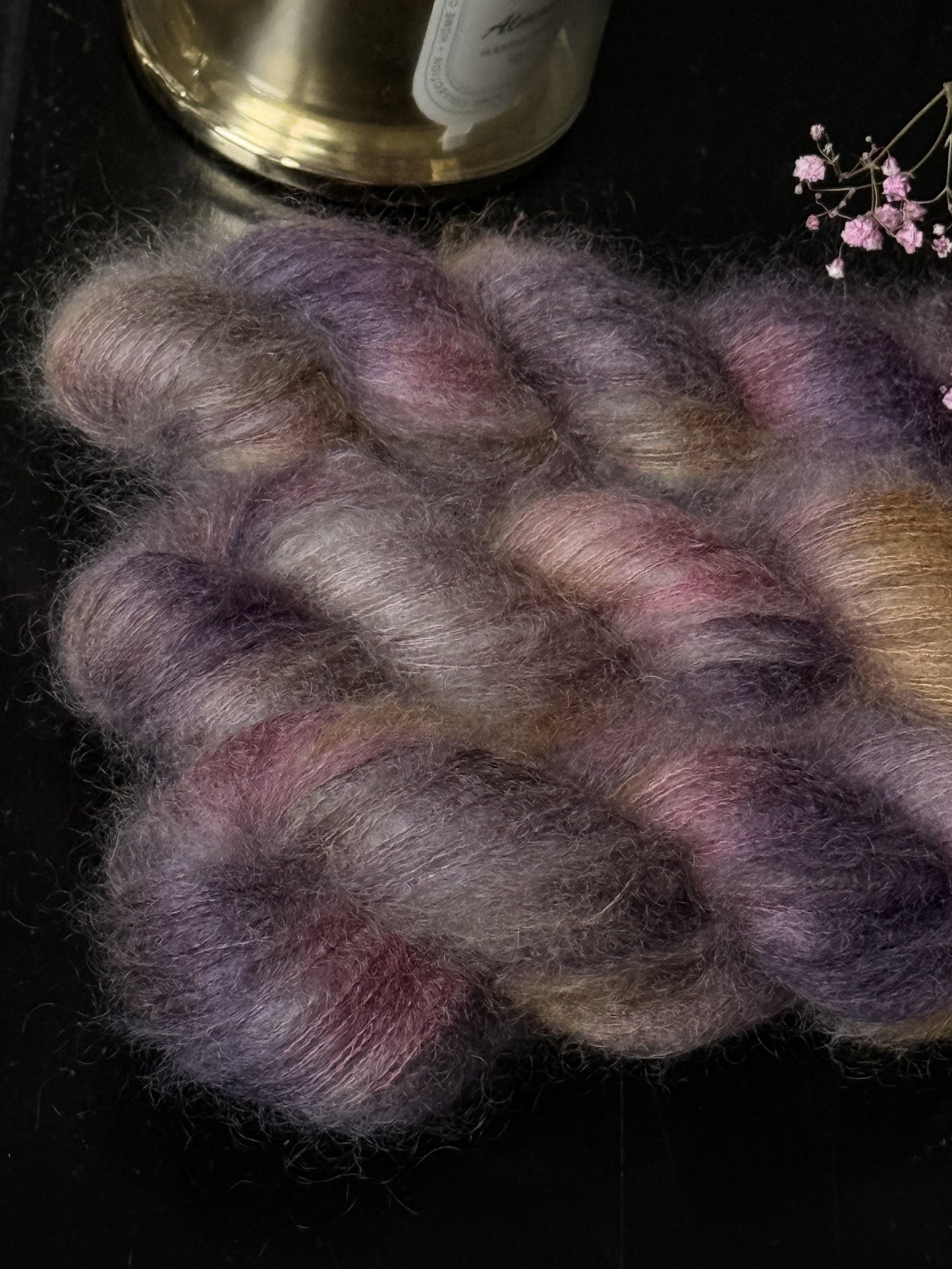 Doucette Kid Mohair & Soie Happy Colours Rosée du Bois