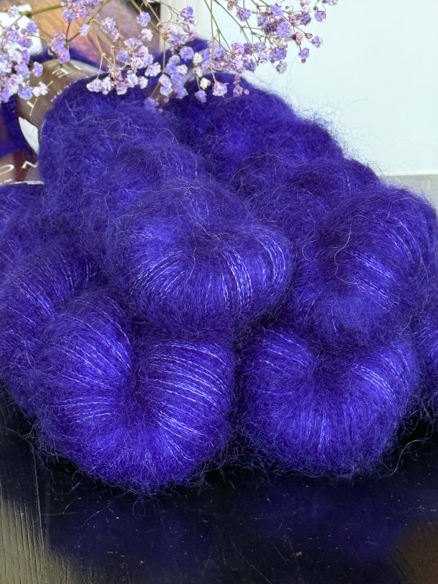 Doucette Kid Mohair & Soie Betty Blue